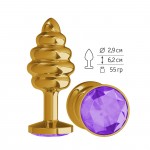    Gold Spiral    , 512-08 purple-DD